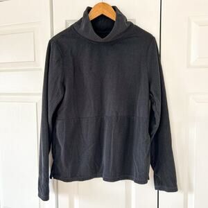 The American Outdoorsman Charcoal Ribbed Cowl Neck Pullover Women’s L EUC Top